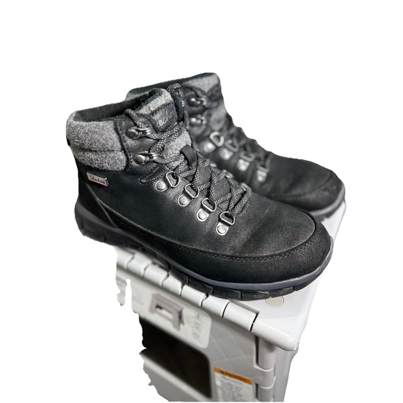 Skechers Synergy Water Repellent Hiker Boots Cool Seeker Black Womens Size 6.5 - Picture 3 of 10